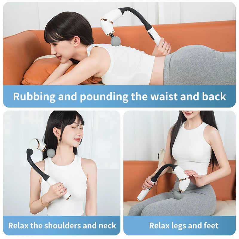 Pistolet de Massage Musculaire Haute Fréquence – Appareil de Massage Profond pour Récupération Sportive