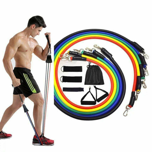 Kit de Bandes de Résistance 11 Pièces en TPE