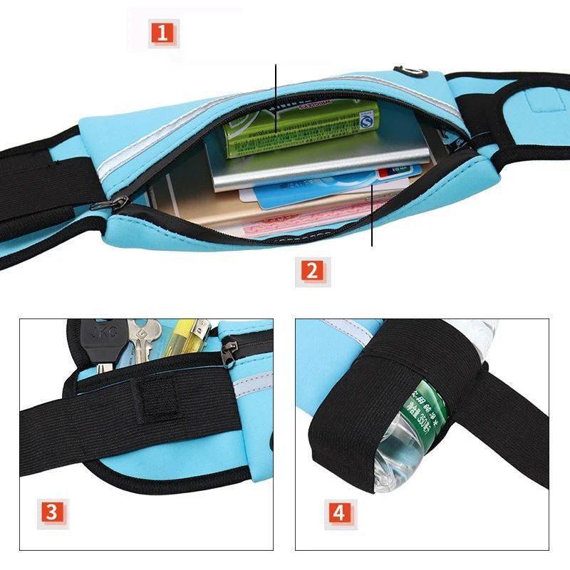 Ceinture Running Étanche avec Porte-Bouteille