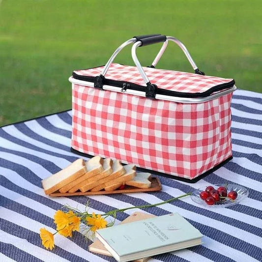 Panier Isotherme Pliable avec Fermeture – Sac de Pique-Nique et Conservation Alimentaire