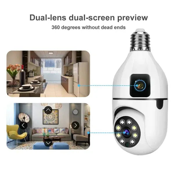 Caméra de Surveillance WiFi V380 Pro 360° – Sécurité Intelligente Jour & Nuit