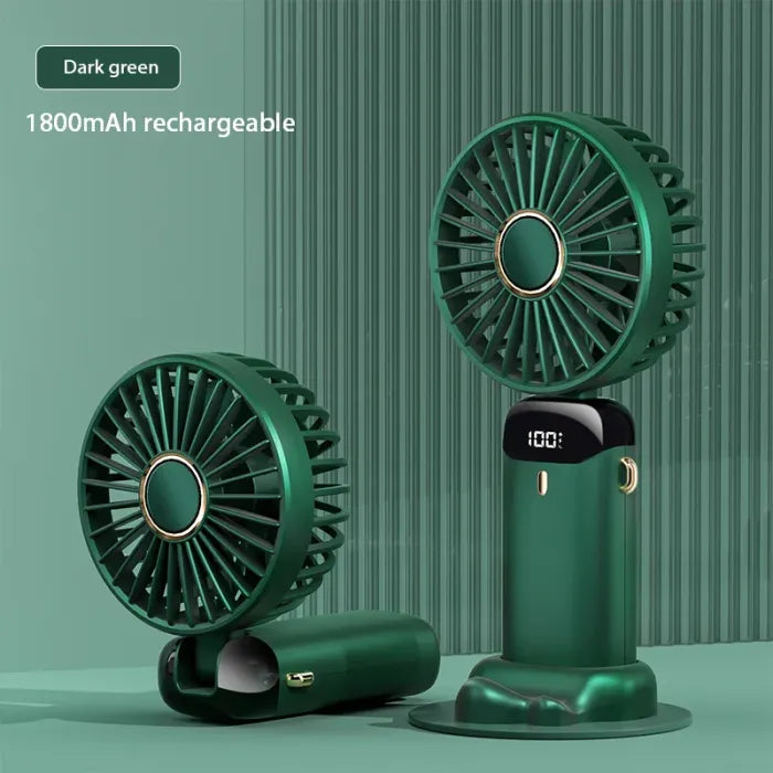 Ventilateur Portable Pliable avec Écran LED