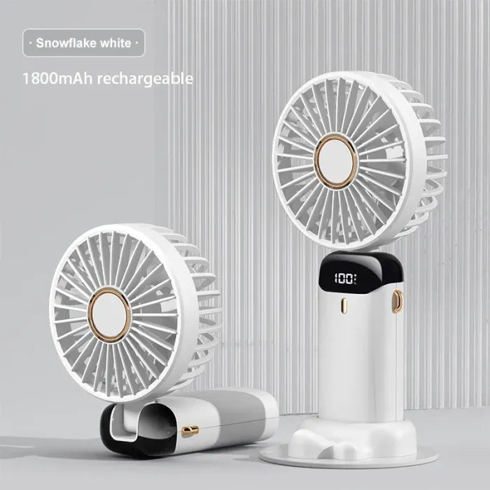 Ventilateur Portable Pliable avec Écran LED