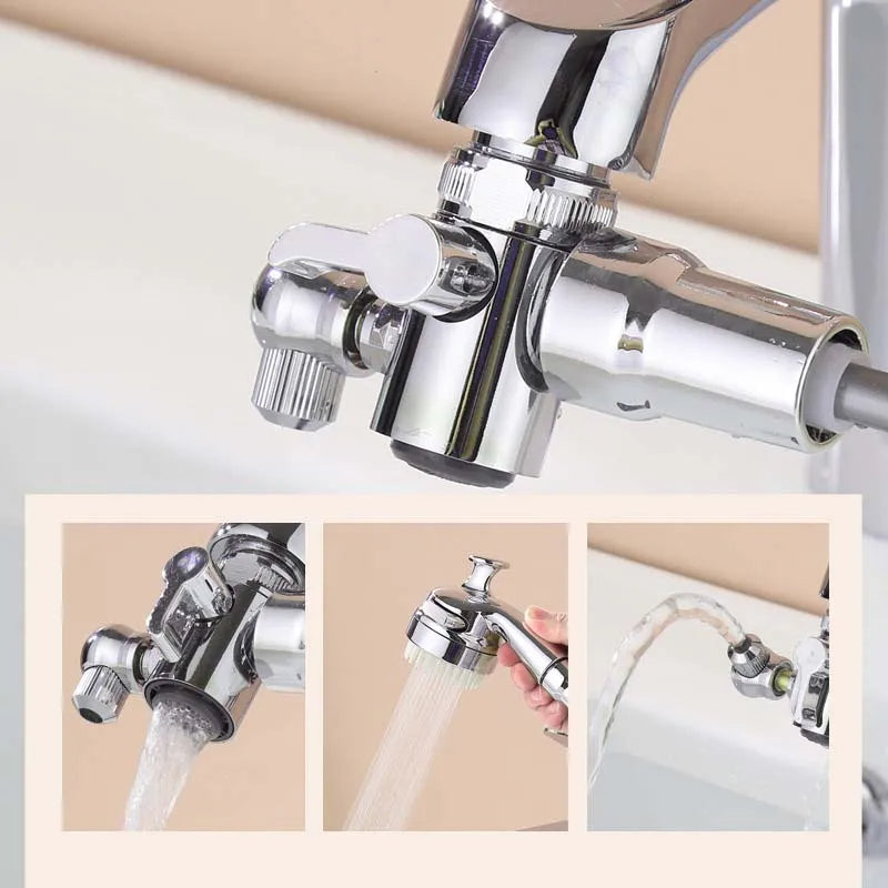 Kit Douchette Extensible pour Robinet – Pulvérisateur Multifonction avec Tuyau Flexible